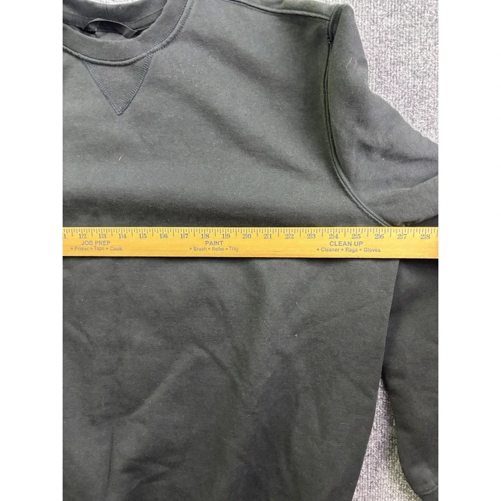 Carhartt Sweatshirt Mens XL Black Loose Fit Crewneck Aquor Water Systems K124‎